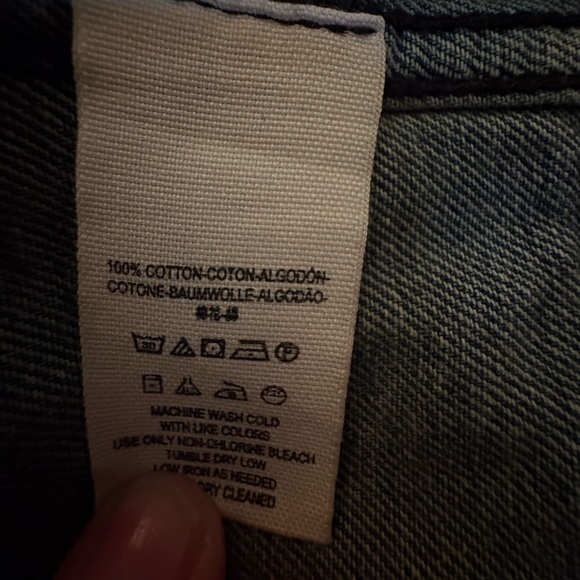 🙋‍♀️Free People Denim and Knit Jean Jacket Size XS - Picture 8 of 8